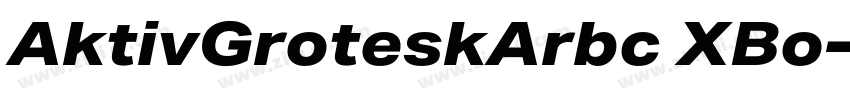 AktivGroteskArbc XBo字体转换 AktivGroteskArbc XBo字体转换